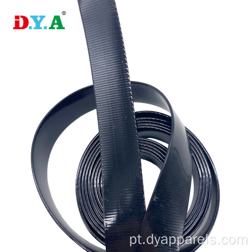 Correia de nylon com revestimento de TPU à prova d&#39;água 30mm preto